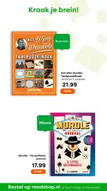 The Read Shop folder week 44 Pagina 2: Het Wim Daniëls Taalpuzzelboek €21,99, Murdle - De perfecte Overval €17,99