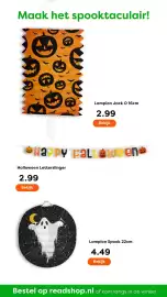 The Read Shop folder week 44 Pagina 27: Lampion Jack O €2,99, Halloween Letterslinger €2,99