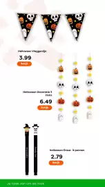The Read Shop folder week 44 Pagina 28: Halloween Decoratie €6,49, Halloween Vlaggenlijn €3,99