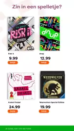 The Read Shop folder week 44 Pagina 32: Dnup €12,99, Big Potato Games Risk it €9,99
