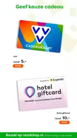 The Read Shop folder week 44 Pagina 36: Vvv cadeaukaart €5,00, Expedia hotel giftcard €10,00