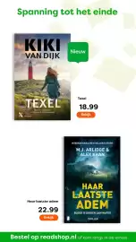 The Read Shop folder week 44 Pagina 7: Haar laatste adem €22,99, Kiki van Dijk Texel €18,99