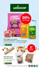 Welkoop folder week 44 Pagina 1: Alle Edgard & Cooper hondenvoeding of snacks €21,56, Alle Beeztees hondensnacks €9,75