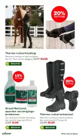 Welkoop folder week 44 Pagina 17: Thermo ruiterkleding €63,96, Grand National paarden verzorgings producten €12,96