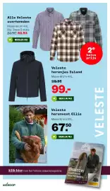 Welkoop folder week 44 Pagina 20: Alle Veleste overhemden €62,93, Veleste herenvest Ollie €67,50