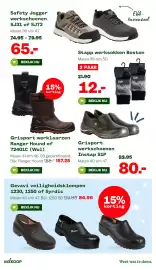 Welkoop folder week 44 Pagina 24: Grisport werklaarzen Ranger Hound of 72401C (Wol) €157,25, Stapp werksokken Boston €12,00