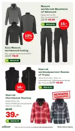 Welkoop folder week 44 Pagina 25: Størvik thermovest Stanley €39,00, Størvik werkbodywarmer Romme of Troms €42,95