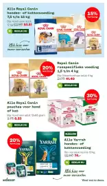 Welkoop folder week 44 Pagina 5: Alle Yarrah honden of kattenvoeding €74,00, Royal Canin rasspecifieke voeding €41,40