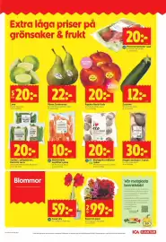 ICA Kvantum reklamblad vecka 44 Sida 7: Päron Conference €22,00, Plommontomater i ask €20,00