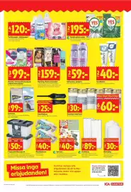 ICA Kvantum reklamblad vecka 44 Sida 9: Frysburk/Microburk €50,00, Gaständare €25,00