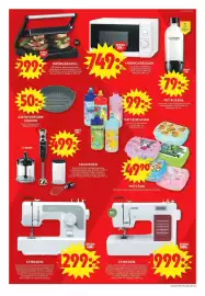 ICA Maxi reklamblad vecka 44 Sida 9: Brother symaskin €1.999,00, Obh smörgåsgrill €299,00