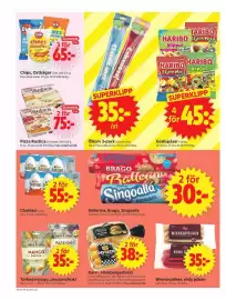 ICA Supermarket reklamblad vecka 44 Sida 2: Korv-, Hamburgerbröd €38,00, Kinder Choklad €55,00