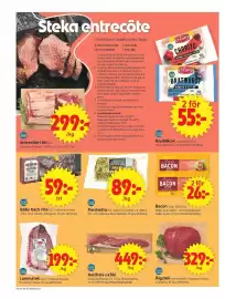 ICA Supermarket reklamblad vecka 44 Sida 4: Porchetta €89,00, Ica baby back ribs €59,00