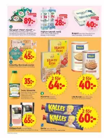 ICA Supermarket reklamblad vecka 44 Sida 8: Arla Yoghurt naturell, vanilj €28,00, Arla Herrgård, Präst, Grevé €89,00