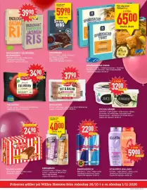 Willys Hemma reklamblad vecka 44 Sida 3: KYLDA SÅSER €32,00, EKOLOGISKT JASMINRIS, BASMATIRIS €39,90