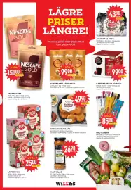 Willys reklamblad vecka 44 Sida 10: KAFFEKAPSLAR 10-PACK €99,00, PROTEINBAR €85,00