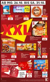 Kaufland DE tilbudsavis uge 44 Side 14: Danone Actimel €2,79, Henglein frischer pizzateig €0,99