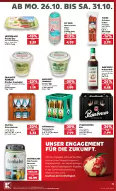 Kaufland DE tilbudsavis uge 44 Side 19: Römerwall Apfelschorle €7,99, Dahlhoff Feinkost Creme-Dip €1,99