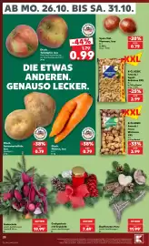 Kaufland DE tilbudsavis uge 44 Side 28: Tafeläpfel €99,00, Span./ital. Maronen, lose €0,79