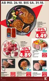 Kaufland DE tilbudsavis uge 44 Side 30: K-Favourites Irisches Lammnackenkarree €12,49, K-Purland Kasseler Nussschinken €6,99