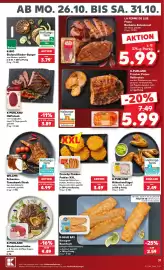 Kaufland DE tilbudsavis uge 44 Side 31: Willms Schweine-Tomahawk-Steak €4,99, Crunchy Chicken Patties XXL €3,49