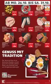 Kaufland DE tilbudsavis uge 44 Side 33: Knüller Kalbsleberwurst €0,99, Knüller Wacholderschinken €0,99