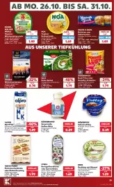 Kaufland DE tilbudsavis uge 44 Side 35: Esko Kochkäse mit Kümml €1,29, Alpro Not M*lk €1,49