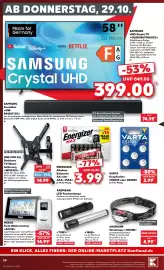 Kaufland DE tilbudsavis uge 44 Side 50: Ansmann Stirnlampe Hd70b €4,99, Mebus Funk-Wetterstation »40918« €14,99