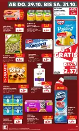 Kaufland DE tilbudsavis uge 44 Side 55: K-classic kalifornische pistazien €4,44, Storck Toffifee €1,99
