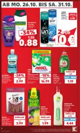 Kaufland DE tilbudsavis uge 44 Side 6: Palmolive Duschgel €88,00, Lenor Wäsche-parfüm €10,00