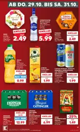 Kaufland DE tilbudsavis uge 44 Side 61: Ferrero Küsschen €2,49, Knüller Alkoholisches Mixgetränk €1,99