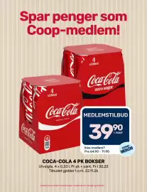 Coop Marked kundeavis uke 44 Side 13: Coca-Cola 4 pk bokser €39,90