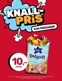 Coop Marked kundeavis uke 44 Side 9: KNAL PRIS KUN FREDAGER! BUBS 10,- PR HG Nidar Smågodt Nidar smågodt i løsvekt. Ord