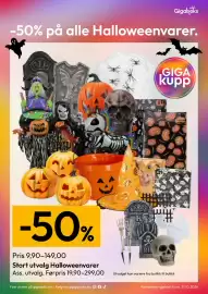 Gigaboks kundeavis uke 44 Side 2: 50% på alle Halloweenvarer €19,90