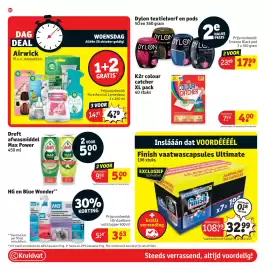 Kruidvat folder Pagina 104: Finish vaatwascapsules Ultimate €32,99, Dreft Afwasmiddel Max Power €5,00