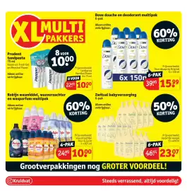 Kruidvat folder Pagina 14: Prodent tandpasta €10,00, Dove douche en deodorant multipak €15,99