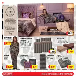 Kruidvat folder Pagina 2: Deken Rib €18,99, Plaid €9,99