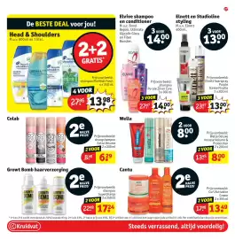 Kruidvat folder Pagina 29: Growth Bomb haarverzorging €17,24, Wella €8,00