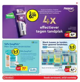 Kruidvat folder Pagina 51: TePe EasyPick €7,29, Prodent Tandpasta €6,00