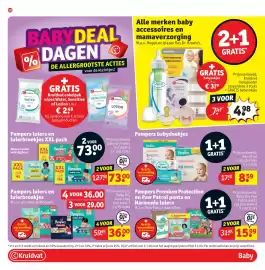 Kruidvat folder Pagina 52: Pampers Luiers en Luierbroekjes €36,00, Pampers Luiers en Luierbroekjes XXL Pack €73,00