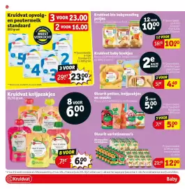 Kruidvat folder Pagina 56: Kruidvat knijpzakjes €6,00, Kruidvat bio babyvoeding potjes €10,00