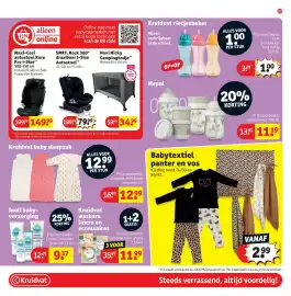 Kruidvat folder Pagina 59: Babytextiel Panter en Vos €2,99, Kruidvat Wasbare Luiers en Accessoires €11,99