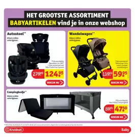 Kruidvat folder Pagina 66: Wandelwagen €59,95, Autostoe €124,95