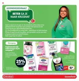 Kruidvat folder Pagina 84: Kruidvat, Health & Her, A.Vogel, Lucovitaal, Davitamon en Ymea. €9,74