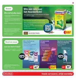 Kruidvat folder Pagina 87: Trachitol 45 zuigtabletten €11,29, Nisita Neuszalf €7,99