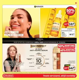 Kruidvat folder Pagina 9: Serum Age Perfect Le Duo €44,99, Vitamine C+ Glow Booster Serum €12,49