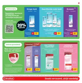 Kruidvat folder Pagina 91: Bacteriële Vaginose €17,59, Canesten GYNO 1 Zachte Capsule €17,99
