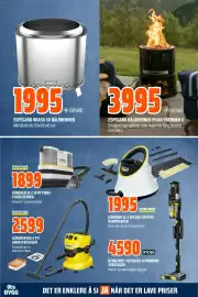 Obs Bygg kundeavis Side 16: RYOBI ONE+ RASV18BL-0 PREMIUM STØVSUGER €4.590,00, ESPEGARD BÅLBRENNER PILAR PREMIUM II €3.995,00