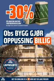 Obs Bygg kundeavis Side 9: PÅ HUNTON NATIVO TREFIBERISOLASJON