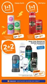 Trekpleister folder Pagina 22: Old Spice €6,99, Dove, Axe, Rexona en Zwitsal Deodorant €10,78